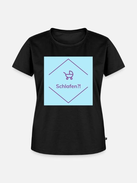 Schlafen?! - Frauen Premium Bio T-Shirt - Schwarz