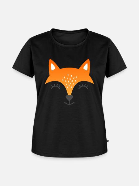 Kleiner Fuchs - Frauen Premium Bio T-Shirt - Schwarz