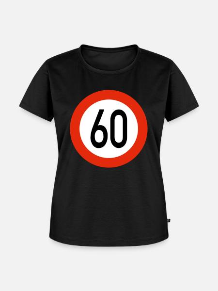 60er - Frauen Premium Bio T-Shirt - Schwarz