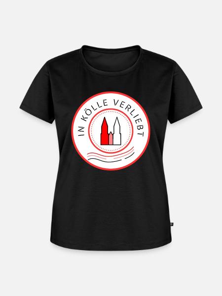 in Koelle verliebt - Frauen Premium Bio T-Shirt - Schwarz