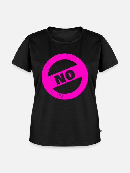 NO - Frauen Premium Bio T-Shirt - Schwarz