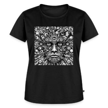 MadEyes (en anglais seulement) - T-shirt Premium bio Femme - noir - Devant - Selfina (174cm)