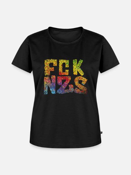 FCK NZS - Frauen Premium Bio T-Shirt - Schwarz