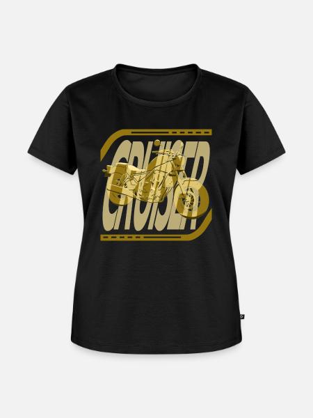 Abschaum-Kreuzer - Frauen Premium Bio T-Shirt - Schwarz