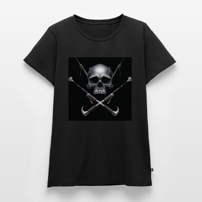 💀 Kopf oder Angel – Dein Style, dein Statement! Frauen Premium Bio T-Shirt