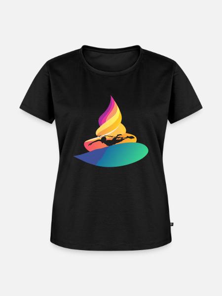 Schwimmen Schnorcheln Scuba - Frauen Premium Bio T-Shirt - Schwarz