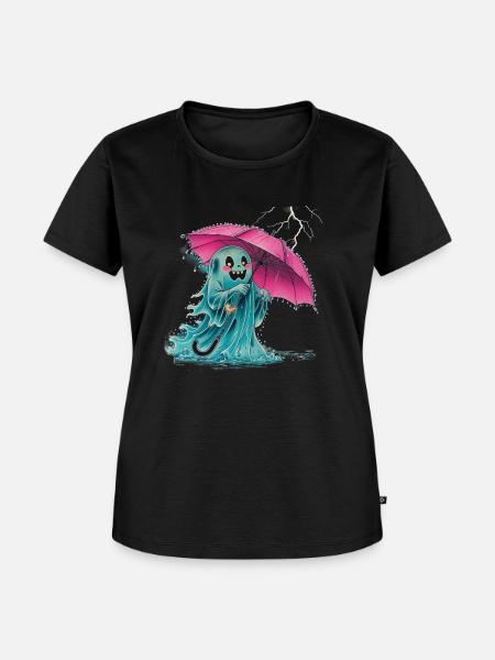 Geist - Frauen Premium Bio T-Shirt - Schwarz
