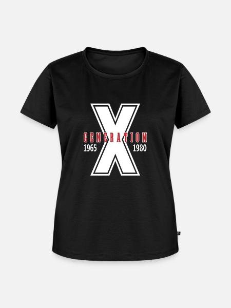 Generation X 1965-1980 - Frauen Premium Bio T-Shirt - Schwarz