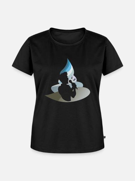 Gesang Jazz - Frauen Premium Bio T-Shirt - Schwarz