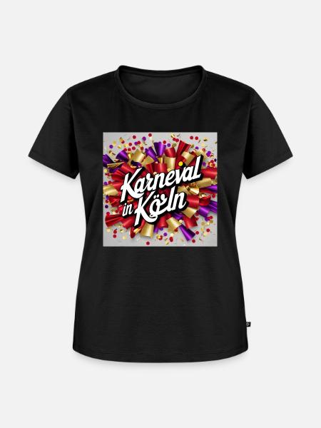 Karneval Köln - Frauen Premium Bio T-Shirt - Schwarz