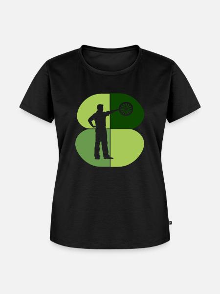 Steeldarts Softdarts Dartsport - Frauen Premium Bio T-Shirt - Schwarz