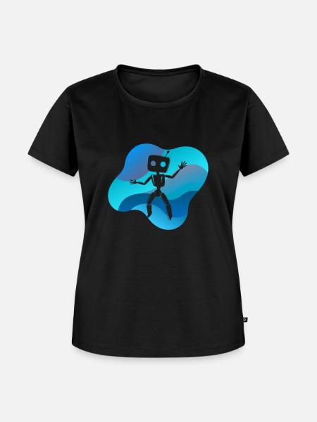 Robotik Robotics Cyborg - Frauen Premium Bio T-Shirt - Schwarz