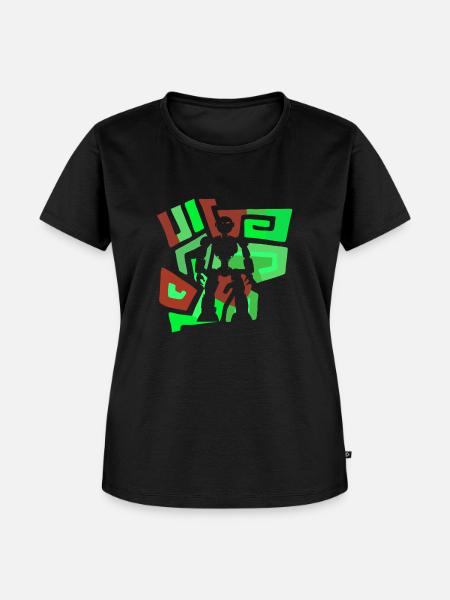 Roboter Informatik Maschine - Frauen Premium Bio T-Shirt - Schwarz