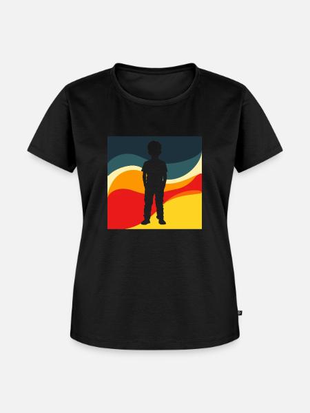 Bruder Kinder Solidaritaet - Frauen Premium Bio T-Shirt - Schwarz