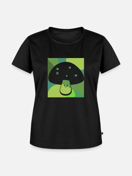 Vegetarisch Pilze Giftig - Frauen Premium Bio T-Shirt - Schwarz