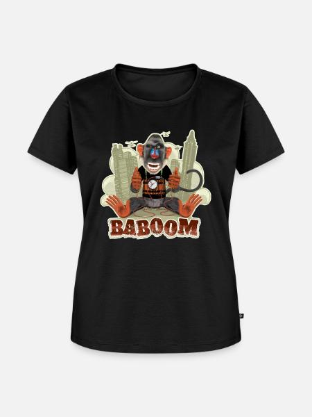 baboom Version I - Frauen Premium Bio T-Shirt - Schwarz