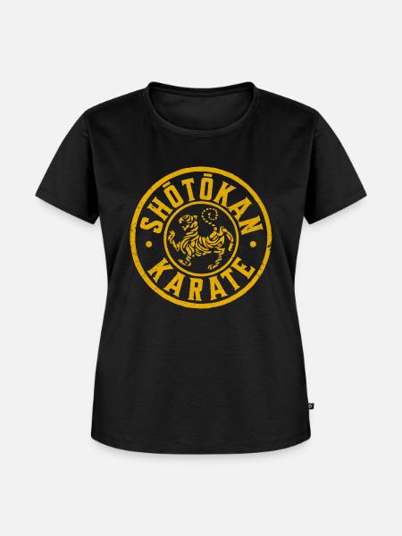 Shotokan Tiger Karate Stil - Frauen Premium Bio T-Shirt - Schwarz