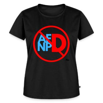 AFD NPD Verbot - Frauen Premium Bio T-Shirt - Schwarz - Vorne - Selfina (174cm)