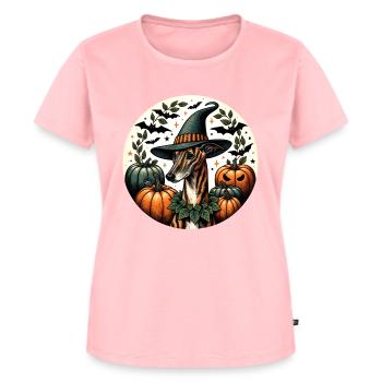 Halloween gestromt - Frauen Premium Bio T-Shirt - Rosa - Vorne - AI Model Female 172 dark (172cm)