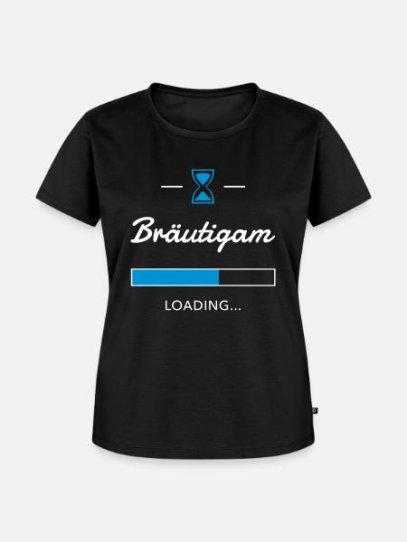 Bräutigam - Frauen Premium Bio T-Shirt - Schwarz