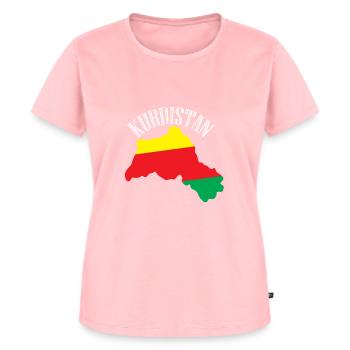 Vive le biji du Kurdistan - T-shirt Premium bio Femme - rose - Devant - AI Model Female 172 dark (172cm)