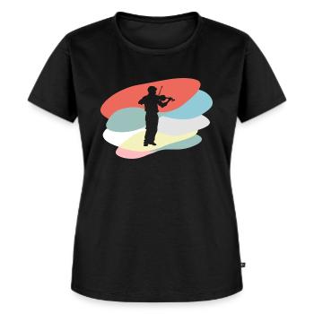 Instrument Concert - Women's Premium Organic T-shirt - black - Front - Selfina (174cm)