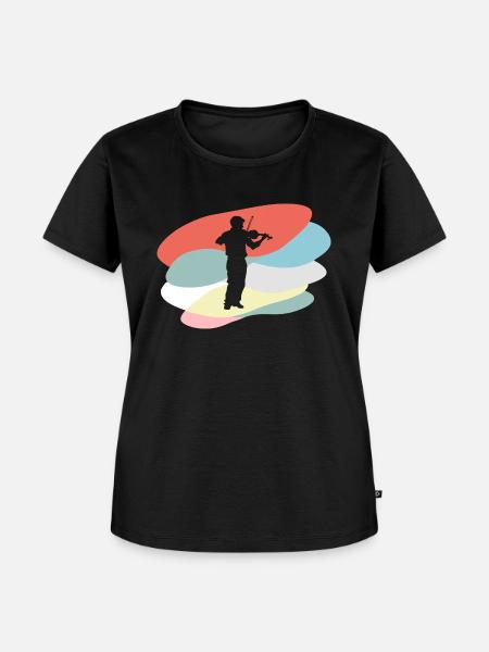 Instrument Konzert - Frauen Premium Bio T-Shirt - Schwarz