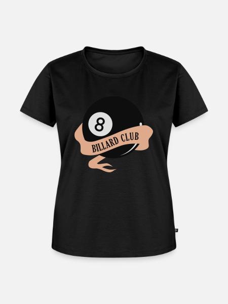 Billard Club - Frauen Premium Bio T-Shirt - Schwarz