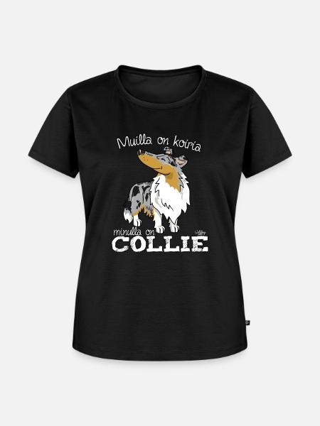 Koiriacolliemerle - Frauen Premium Bio T-Shirt - Schwarz