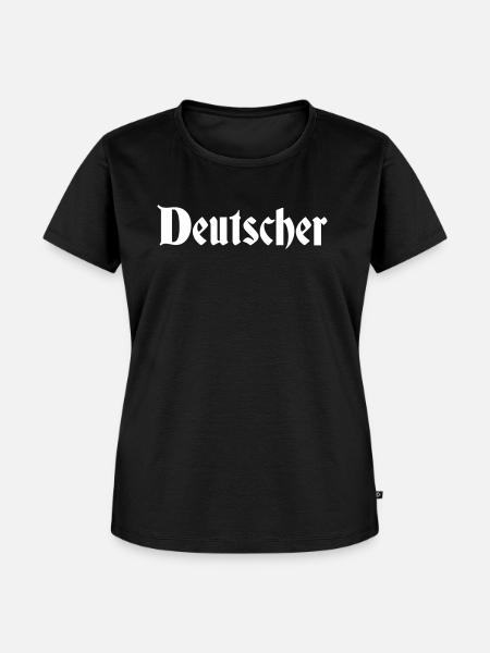 Deutscher - Frauen Premium Bio T-Shirt - Schwarz