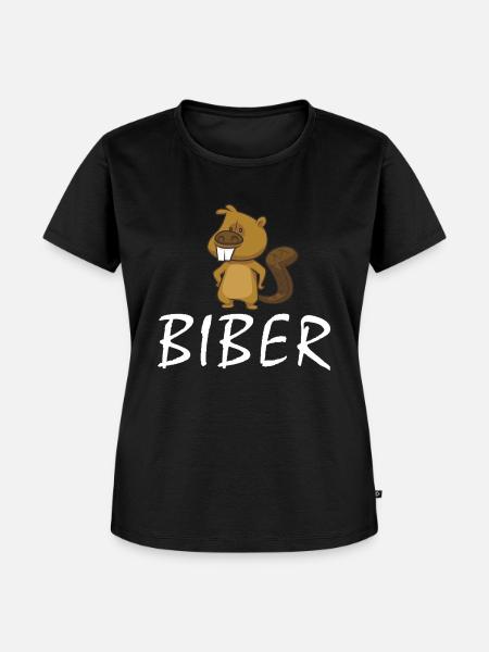 Biber - Frauen Premium Bio T-Shirt - Schwarz