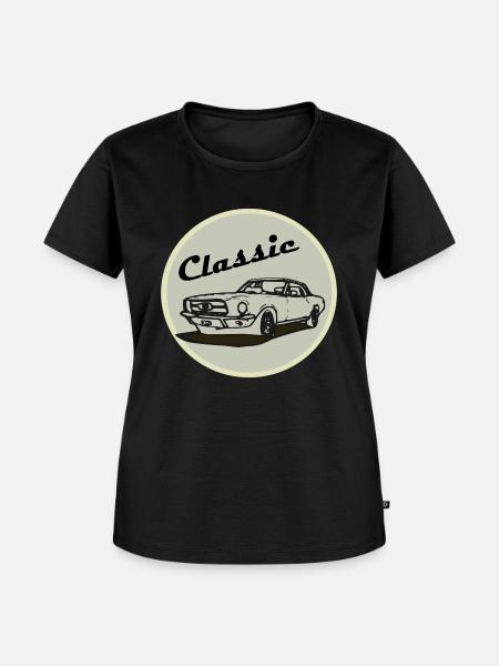 Oldtimer - Frauen Premium Bio T-Shirt - Schwarz