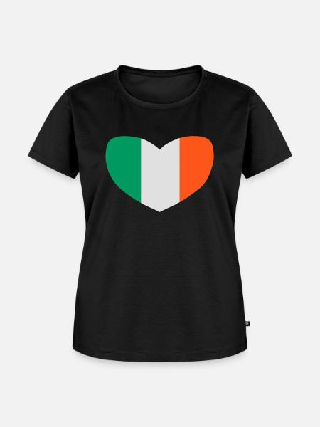 j'aime l'irlande - T-shirt Premium bio Femme - noir