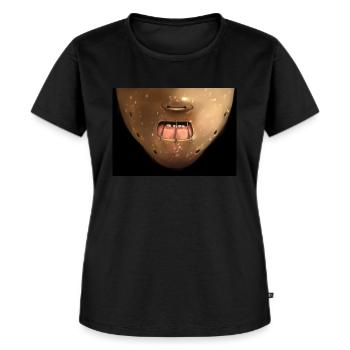 Hannibal - Frauen Premium Bio T-Shirt - Schwarz - Vorne - Selfina (174cm)