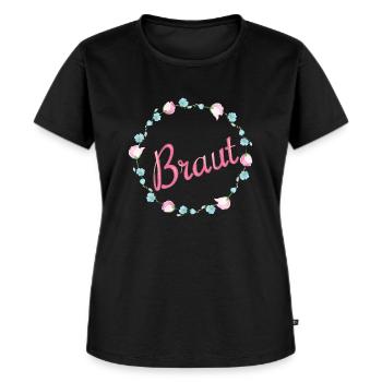 Braut - Frauen Premium Bio T-Shirt - Schwarz - Vorne - Selfina (174cm)