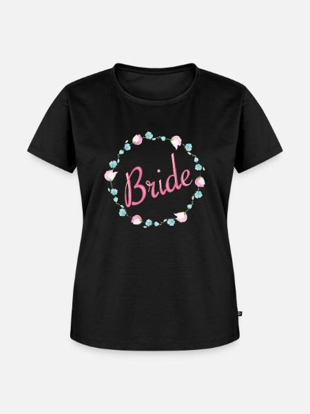 Bride - Frauen Premium Bio T-Shirt - Schwarz
