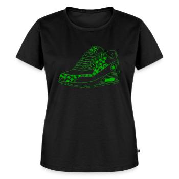420 - Frauen Premium Bio T-Shirt - Schwarz - Vorne - Selfina (174cm)
