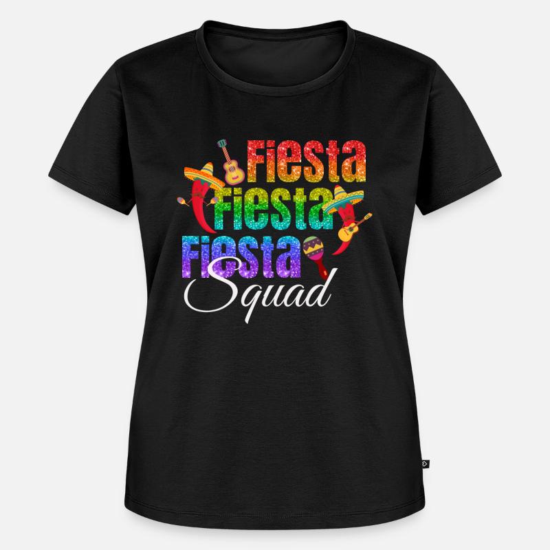 fiesta squad cinco de mayo - Women's Premium Organic T-shirt - black