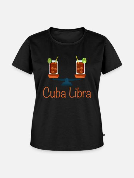 Cuba Libra - Frauen Premium Bio T-Shirt - Schwarz