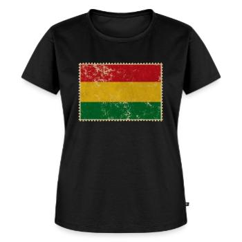 Bolivia - Women's Premium Organic T-shirt - black - Front - Selfina (174cm)