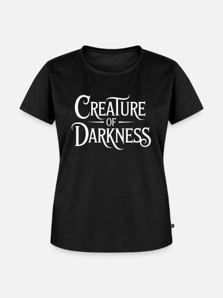 Kreatur der Dunkelheit - Frauen Premium Bio T-Shirt - Schwarz
