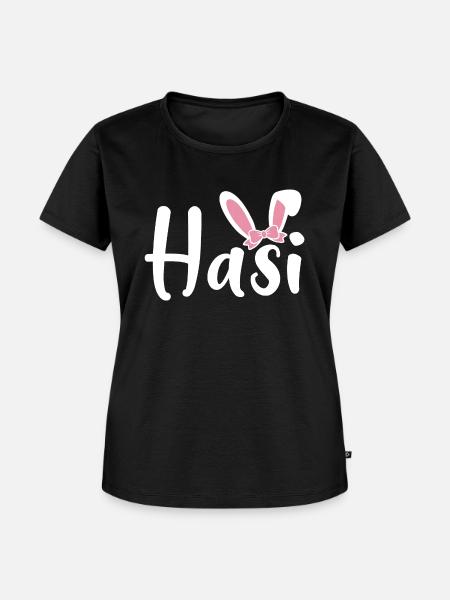 Hasi - Frauen Premium Bio T-Shirt - Schwarz