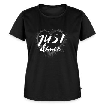 Just Dance - Frauen Premium Bio T-Shirt - Schwarz - Vorne - Selfina (174cm)