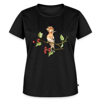 1148 - Frauen Premium Bio T-Shirt - Schwarz - Vorne - Selfina (174cm)