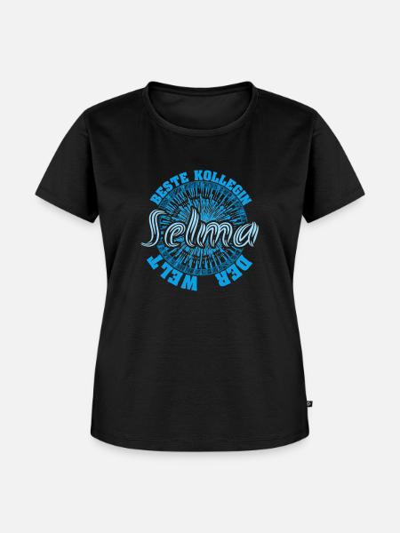 Beste Arbeitskollegin Selma - Frauen Premium Bio T-Shirt - Schwarz