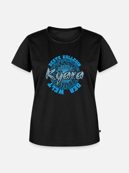 Beste Arbeitskollegin Kyara - Frauen Premium Bio T-Shirt - Schwarz