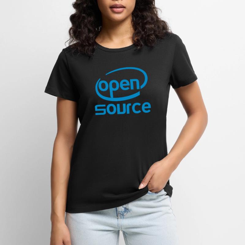 Open source Intel T-shirt Premium bio Femme