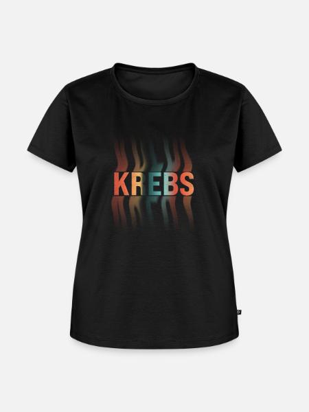 Krebs Sternzeichen - Frauen Premium Bio T-Shirt - Schwarz