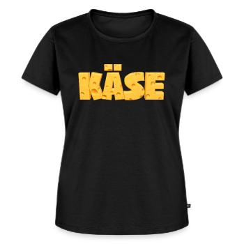 Cheese Cheese Holland Yellow Hunger Food Food - Women's Premium Organic T-shirt - black - Front - Selfina (174cm)