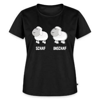 Schaf Unschaf Fotografie Kamera Fotograf - Frauen Premium Bio T-Shirt - Schwarz - Vorne - Selfina (174cm)